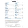 A contents page listing reading extracts and poems with page numbers, plus answers and a progress chart
