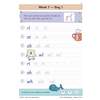 Children trace seven letter joins, copy them out and tick a face to self-assess their neatness