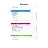 A table of contents listing sections on number, addition, subtraction, multiplication and division with page numbers