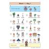 Children circle the tallest object in ten groups of pictures and write their score out of 10