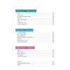 A contents page listing sections on measurement, geometry and statistics with page numbers for each topic