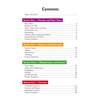 A contents page listing four sections on number, addition, multiplication and fractions with page numbers