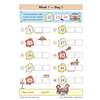 Children write the next two numbers after each given number, practising counting forwards in a fun restaurant theme