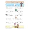 Children choose +, - or = to complete ten number sentences, with pirate-themed illustrations and a self-scoring box