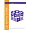 The front cover of a KS1 maths workbook for ages 5-7, featuring a colourful cube with numbers and symbols
