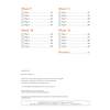 A contents page listing Week 9 to Week 12 with page numbers and tick boxes for tracking progress