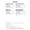 A contents page listing four fiction sections with their specific question types and page numbers