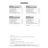 A contents page listing four non-fiction reading sections with practice questions and a scoresheet