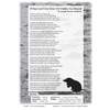 A poem about a mole who learns to go round obstacles, with a glossary of words like 'haunches' and 'freight'