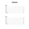 A contents page listing two sets of reading tests and puzzles with their page numbers