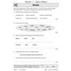 Four exercises on identifying nouns, including circling words, writing sentences, and underlining nouns in a text