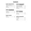 A table of contents listing six sections on punctuation, from capital letters to mixed practice, with page numbers