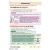 This page explains how to find main ideas and character traits in texts, using examples with cartoon illustrations