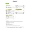 A contents page listing spelling sections and topics with page numbers, plus publication details