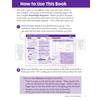 Instructions on how to use the book, including filling in dotted lines and ticking a smiley face to self-assess