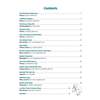 A contents page listing reading passages, poems and playscripts with page numbers and a small cartoon drawing