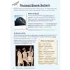 A text explaining Ancient Greek beliefs about gods, featuring a photo of Mount Olympus and a diagram of the Olympian family