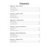 A contents page listing six sections on rivers, from the water cycle to the Amazon, with page numbers