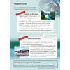 Text explains how glaciers carved Norway and Sweden, with photos of fjords and lakes to illustrate the landscape