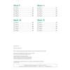 A tracker for Weeks 9 to 12, with tick boxes for each day and page numbers to help parents monitor progress