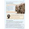 A page explaining Boudica's rebellion with a historical illustration and questions to check understanding