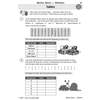 Children tally vehicle types and strawberry counts, then calculate frequencies in tables