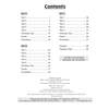 A contents page listing three sets of 10-minute tests, puzzles and arithmetic tests with page numbers