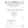 A timed test with nine questions, including missing digits, symmetry, and calculations