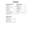 A contents page listing arithmetic topics from whole numbers to fractions, with page numbers for each section