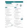 A Year 6 maths test page with 26 questions covering mental arithmetic, fractions, percentages and coordinate geometry