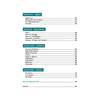 A contents page listing sections on algebra, measurement, geometry and statistics with page numbers