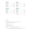 A weekly tracker for Weeks 9 to 12 with tick boxes for each day and page numbers to guide the child