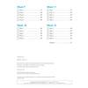 A contents page listing the final four weeks of daily practice, with page numbers and a link to answers