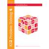 The front cover of a KS2 maths workbook for ages 7-11, featuring a 3D cube with numbers and symbols