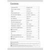 A table of contents listing reading passages, poems and fiction with page numbers and text types