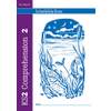 Front cover of KS2 Comprehension 2 workbook with a blue and purple design and a mermaid illustration