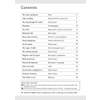 A list of reading passages and their types, with page numbers, plus a note on icons used in the book