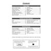 A contents page listing science topics from living things to physical processes