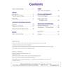 A contents page listing science topics like plants, animals, rocks and forces with page numbers, plus publication details
