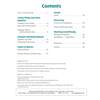 A contents page listing science topics like living things, states of matter and electricity with page numbers
