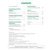 A contents page listing science topics like life cycles, forces and materials, with page numbers and a quiz section