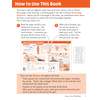 Instructions for using the book, with a sample page on light to show how to fill in gaps and tick a smiley face