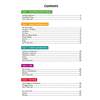 A contents page listing five science topics with page numbers and end-of-topic quizzes