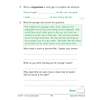 Children complete sentences with conjunctions and answer three comprehension questions based on a short text about Rob