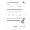 Three maths questions on multiplication and division, including a word problem about knitting jumpers for grandchildren