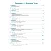 A contents page listing twelve weekly workouts for Year 5 English, covering spelling, punctuation and grammar