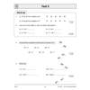 A timed test page with four questions on multiples, times tables, and division, plus a 10-minute timer