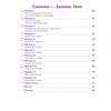 A contents page listing twelve weekly workouts covering spelling, punctuation and grammar, plus a progress chart and answers