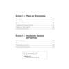 A contents page listing topics on plants, ecosystems, inheritance and survival with their page numbers