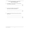 Three short-answer questions on a horror writing article, asking students to identify techniques